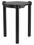 Cooee Design - Woody Stool Black Stained Oak - Taburetid ja pingid - ONE SIZE