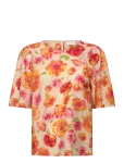 Vila - Vialinia Sol O-Neck 2/4 Top/Ln - L&uuml;hikeste varrukatega - 34