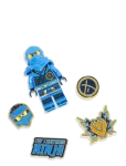 Crocs - 4Lw Ninjago Jay 5Pck - Jalatsitarvikud - ONE SIZE