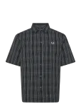 Fred Perry - Seersucker Check Shirt - Ruudulised s&auml;rgid - M