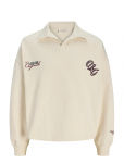 Jack & Jones - Jorsavona Sweat Split Neck Badge Ls Polo - Dressipluusid - XXL