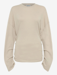 Weekday - Pleated Long-Sleeved Top - Pikkade varrukatega - L