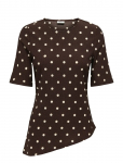 JDY - Jdydebbie S/S Asymmetrical Top Jrs Dia - L&uuml;hikeste varrukatega - L