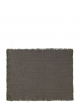 Lorena Canals - Handloom Placemats Dark Grey (Set Of 2) - Lauamatid - 38X 50CM