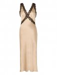 Malina - Shea Lace Detailed Satin Midi Dress - P&otilde;lveni ja midi - 40