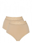 Damella Of Sweden - 2-Pack Maxi Brief - K&otilde;rge v&ouml;&ouml;kohaga alusp&uuml;ksid - XXL