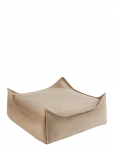 Wigiwama - Seashell Outdoor Square Ottoman - Outdoor Furniture - 60X 60X 20CM