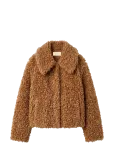 Calvin Klein Jeans - Faux Teddy Collar Jacket - Kerged mantlid - M