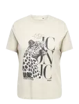 ONLY Carmakoma - Carroxy S/S Reg O-Neck Tee Jrs - L&uuml;hikeste varrukatega - 42-44