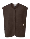 Pieces - Pckatty Teddy Vest Noos Bc - Fliis- ja teddy vestid - L