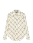 Wrangler - Drama Collar Shirt - Pikkade varrukatega - XS x 00