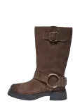 ONLY - Onlbea Leather Biker Boot - P&otilde;lveni saapad - 38