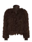 Weekday - Faux Fur Jacket - Kunstkarusnahk - XS