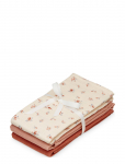 Cam Cam Copenhagen - Muslin Cloth, 3-Pack - Gots Mix - Bows - Musliinlapid - ONE SIZE