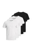Jack & Jones - Jjeorganic Basic Tee Ss O-Ne 5Pk Mp Noos - L&uuml;hikeste varrukatega - S