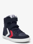 Hummel - Slimmer Stadil Leather High Jr - K&otilde;rge s&auml;&auml;rega tossud - 30