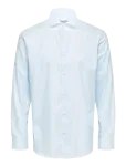 Selected - Slhslim-Ethan Shirt Ls Cut Away Noos - Smokingus&auml;rgid - XXL