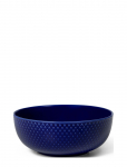 Lyngby Porcel&aelig;n - Rhombe Color Sk&aring;l &Oslash;15.5 Cm M&oslash;rk Bl&aring; - Hommikus&ouml;&ouml;gikausid - 15.5 CM