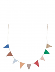 OYOY MINI - Moni Muslin Garland - Sisustustarvikud ja detailid - 13X11X3CM x 13