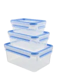 Tefal - Masterseal Fresh Box 3Pcs 0,55/1,0/2,3 L. - Toidukarbid - ONE SIZE