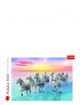 Trefl - Pappussel Trefl 500 Bitar Galloping White Horses - Klassikalised m&otilde;istatused - ONE SIZE