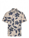 Fat Moose - Ezra Cotton Linen Shirt Ss - L&uuml;hikeste varrukatega s&auml;rgid - XL