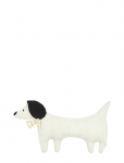 NOBODINOZ - Cushion L1N0 In Washed French Linen - Toby The Dog - Pehmed loomad - ONE SIZE