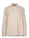 Lexington Clothing - Oversized Organic Cotton Check Flannel Shirt - Pikkade varrukatega - XL