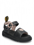 Dr. Martens - Marlowe Hearts J Black+Powder Pink T Lamper+Nebula Glitter - Sandaalid - 28