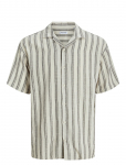 Jack & Jones - Jjeenzo Stripe Resort Shirt Ss Sn - L&uuml;hikeste varrukatega s&auml;rgid - S