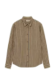 WOOD WOOD - Wwcarter Shirt 25200 - Triibulised s&auml;rgid - L