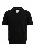 Jack & Jones - Jprccwilder Knit Split Neck - L&uuml;hikeste varrukatega kootud polos&auml;rgid - L