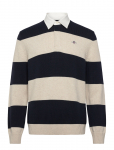 Gant - Barstriped Polo - Pikkade varrukatega kootud polos&auml;rgid - L