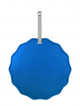 Present Time - Memo Board Funky Wave Bright Blue, Incl. 5 White Magnets, Pu Strap - Seinakaunistused - &Oslash;:51CM
