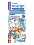 MierEdu - Pocket Watercolouring Book - Travel Around The World - V&auml;rvimis- ja meisterdamisraamatud - ONE SIZE