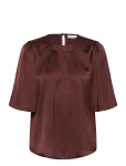 Kaffe - Kalinda Flared Blouse - L&uuml;hikeste varrukatega - 38