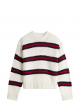 Tommy Jeans - Tjw Badge Stripe Fluffy Sweater - Džemprid - XL