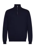 Lindbergh Black - 100% Merino Half Zip Knit - Poolpika lukuga džemprid - XXXL
