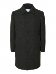Selected - Slharchive Wool Blend Car Coat - Villased mantlid - L