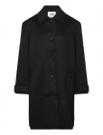 Monki - Knee-Length Single-Breasted Coat - Villased mantlid - XXL