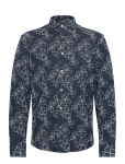Lindbergh - Washed Denim Shirt W?. Embroidery L - Vabaaja s&auml;rgid - XXL