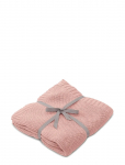 Vanilla Copenhagen - Strikket Babyt&aelig;ppe - Misty Rose - Beebitekid - 70X 100CM