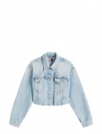 Tommy Jeans - Croppd Trckr Jkt Rwb Ext Ci6033 - L&uuml;hikesed teksap&uuml;ksid - M