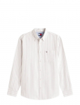 Tommy Jeans - Tjm Reg Stripe Oxford Shirt Ext - Vabaaja s&auml;rgid - XXL