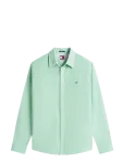 Tommy Jeans - Tjm Reg Linen Blend Shirt Ext - Linased s&auml;rgid - L