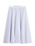 Tommy Hilfiger - Poplin Branded Midi Skirt - P&otilde;lveni ja midiseelikud - XS