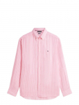 Tommy Hilfiger - Linen Bengal Stripe Rf Shirt - Linased s&auml;rgid - L