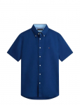 Tommy Hilfiger - Linen Blend Solid Ss Rf Sht - L&uuml;hikeste varrukatega s&auml;rgid - XXL