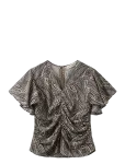 Sofie Schnoor - Leelasw Printed Blouse - L&uuml;hikeste varrukatega - 34
