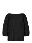 Vila - Videvera Boatneck 3/4 Jacquard Top/R/1 - Pikkade varrukatega - M